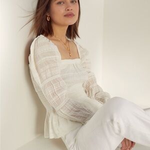 Aritzia Wilfred Fable Blouse in Black